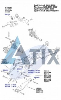 Сайлентблок верхнього важеля задньої підвіски, зовнішній BELGUM PARTS BG1502 (фото 1)