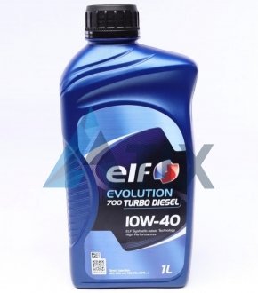 Олива моторна Evolution 700 Turbo Diesel 10W40 (1 Liter) ELF 214126