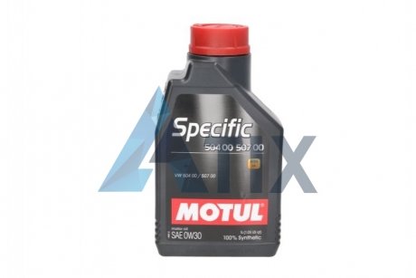 Масло моторное Specific 504.00 - 507.00 0W-30 (1 л) MOTUL 838611