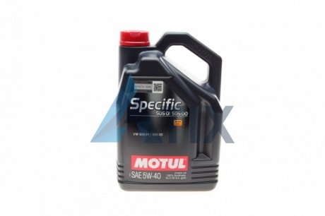 Масло моторное Specific 505 01 502 00 5W-40 (5 л) MOTUL 842451