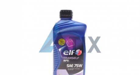 Трансмиссионное масло Trans NFX 75W синтетическое 1 л ELF 223519