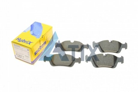 Комплект гальмівних колодок (дискових) Metelli 22-0124-0