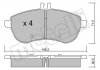 Комплект гальмівних колодок (дискових) Metelli 22-0665-0 (фото 2)