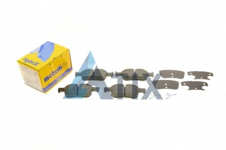 Комплект гальмівних колодок (дискових) Metelli 22-1040-0