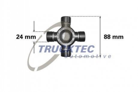 Хрестовина шарнірного вала AUTOMOTIVE TRUCKTEC 02.34.042