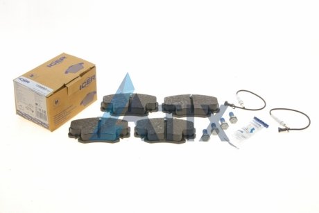 Комплект гальмівних колодок (дискових) ICER 180993-700