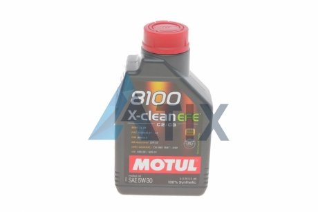 Масло моторное 8100 X-clean EFE 5W-30 (1 л) MOTUL 814001