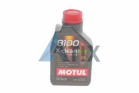 Олива 8100 X-clean EFE SAE 5W30 1 L MOTUL 814001