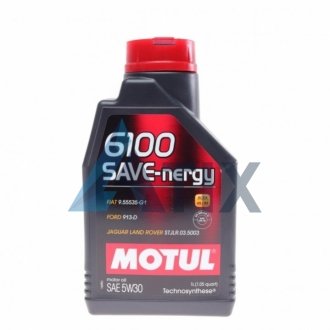 Масло моторное 6100 Save-Nergy 5W-30 (1 л) MOTUL 812411