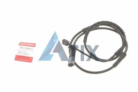 Датчик износа дисковых тормозных колодок QUICK BRAKE WS 0289 A (фото 1)