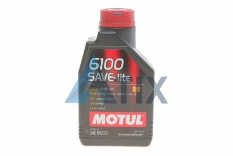 Олива 6100 Save-lite SAE 5W20 1 L MOTUL 841311