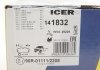 Комплект тормозных колодок ICER 141832 (фото 12)