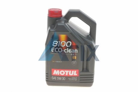 Моторна олива 8100 Eco-clean 5W30 5 L MOTUL 841551