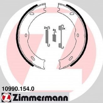 Колодки ручника MB Sprinter 06-/VW Crafter ZIMMERMANN 10990.154.0