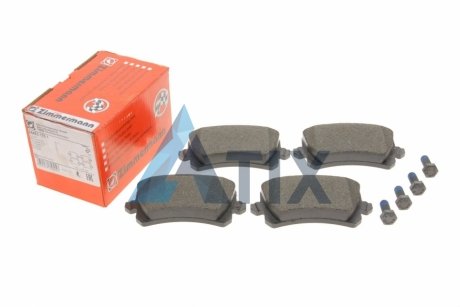 Колодки задние VW Caddy III 04-, Peugeot 308, 07-, Citroen C4, 04-, (87.1x52.8x1) ZIMMERMANN 24483.170.1