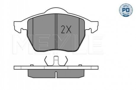 Колодки тормозные MEYLE 025 219 1119/PD (фото 1)