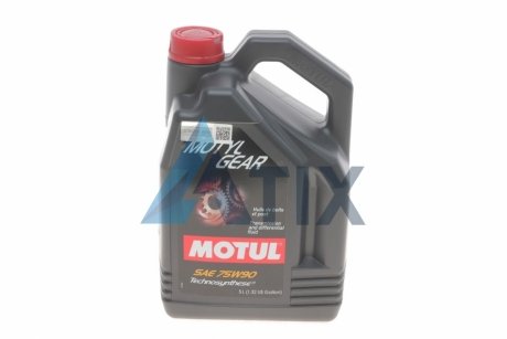 Олива Motylgear SAE 75W90 5 L MOTUL 317006