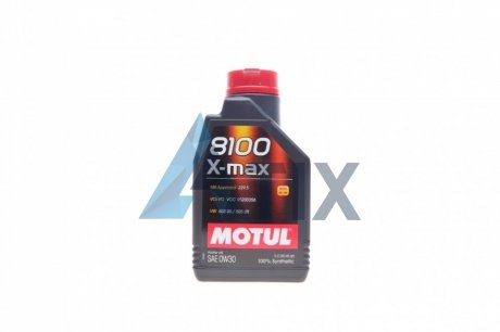 Масло моторное 8100 X-Max 0W-30 (1 л) MOTUL 347201