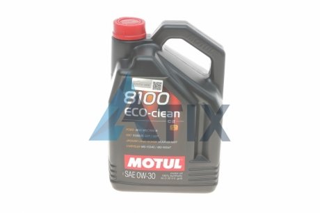 Масло моторное 8100 Eco-Clean 0W-30 (5 л) MOTUL 868051