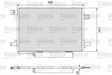 КОНДЕНСАТОР Valeo 814249