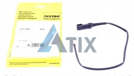 Датчик зносу гальмівних колодок TEXTAR 98051800 (фото 1)