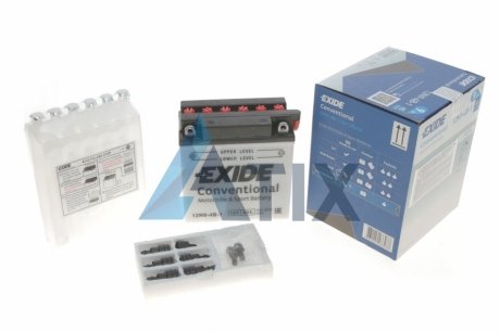 Стартерна батарея (акумулятор) EXIDE 12N9-4B-1