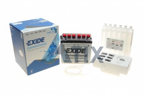 Аккумулятор 24Ah-12v (184х124х175) R, EN220 EXIDE 12N24-3A