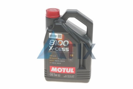 Масло моторное 8100 X-Cess 5W-30 (4 л) MOTUL 368107