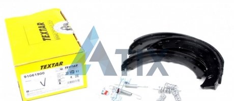 Комплект гальмівних колодок TEXTAR 91061900 (фото 1)