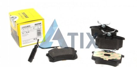 Комплект гальмівних колодок TEXTAR 2355403 (фото 1)