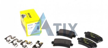 Комплект гальмівних колодок TEXTAR 2442101 (фото 1)