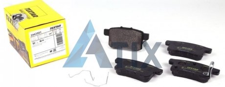 Комплект тормозных колодок TEXTAR 2443501 (фото 1)