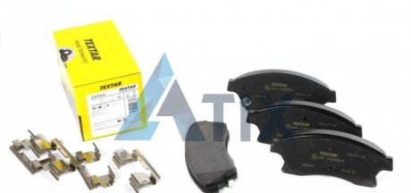 Комплект тормозных колодок, дисковый тормоз TEXTAR 2503101 (фото 1)