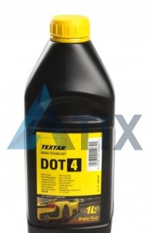 Жидкость тормозная синтетическая DOT 4, канистра 1 л TEXTAR 95002200 (фото 1)