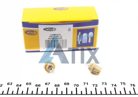 Автолампа B2,4W B8,5d 1,5 W прозрачная MAGNETI MARELLI 002052800000