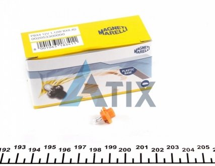 Автолампа B2,4W BX8,4d 1,12 W прозрачная MAGNETI MARELLI 002053300000