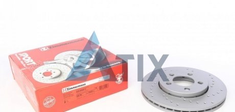 Тормозной диск ZIMMERMANN 100.1233.52 (фото 1)