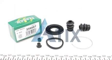 Ремкомплект супорту заднього Mitsubishi Galant 96-04 (d=35mm)(Akebono) FRENKIT 235007