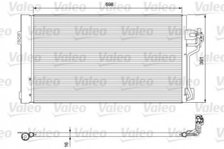 КОНДЕНСАТОР Valeo 814391