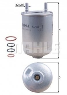 Фильтр MAHLE / KNECHT KL 485/19D