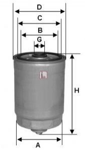 Фільтр паливний SOFIMA S 4441 NR
