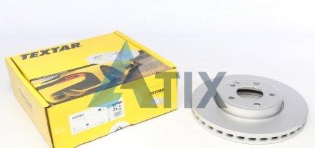 Тормозной диск передний TEXTAR 92254803