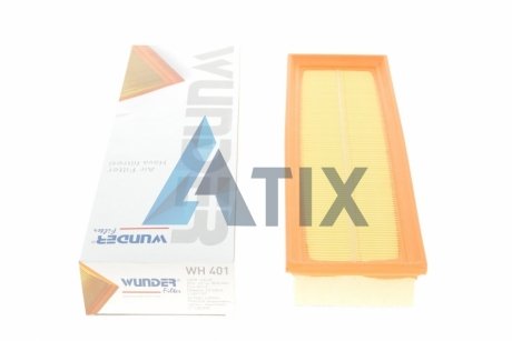 Фильтр воздушный Citroen Berlingo/Peugeot Partner 1.1/1.4i 02- WUNDER FILTER WH 401