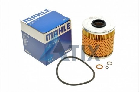 Фильтр масла BMW 316i/318i/518i 88- MAHLE / KNECHT OX 91D (фото 1)