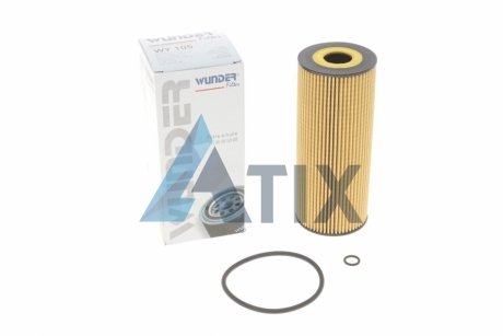 Фильтр масляный VW LT 96-/Crafter 06- 2.5TDI WUNDER FILTER WY 105