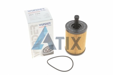 Фильтр масляный VW T5/Caddy III 03- WUNDER FILTER WY 106