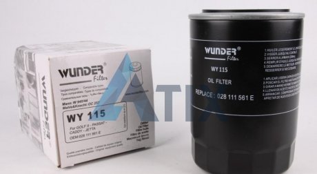 Фільтр масляний WUNDER WUNDER FILTER WY 115