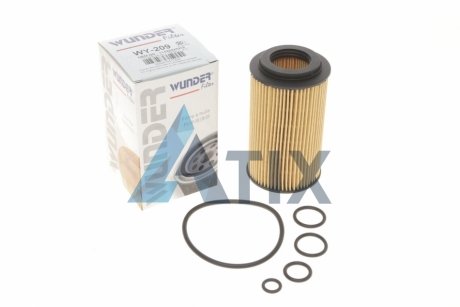 Фильтр масляный BMW 3 (E46)/ 5 (E39) 00-05 WUNDER FILTER WY 209 (фото 1)