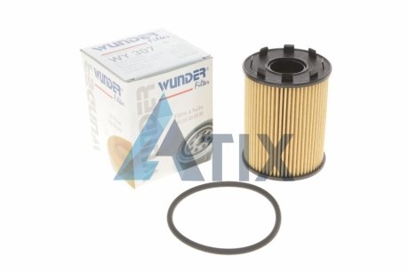 Фильтр масляный Opel Combo / Fiat Doblo 1.3JTD/ CDTI 04- (Purflux) WUNDER FILTER WY 307