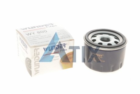 Фильтр масляный Renault Kangoo/Trafic/Opel Vivaro 1.9D/1.5dCi/1.4i/1.6i (50mm) WUNDER FILTER WY 800